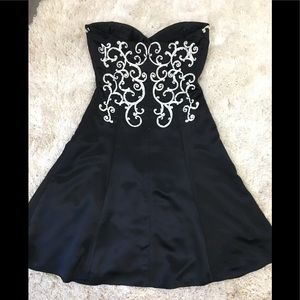 White House Black Market strapless cocktail dress